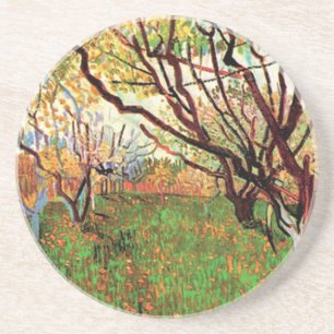 Orchard in Blossom, Vincent van Gogh Coaster