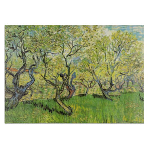 Orchard in Blossom, Vincent van Gogh. Cutting Board