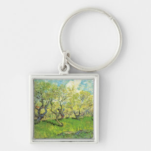 Orchard in Blossom, Vincent van Gogh Key Ring