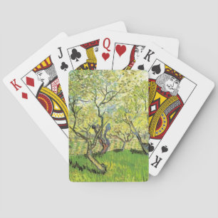 Orchard in Blossom Vincent van Gogh Playing Cards