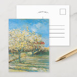 Orchard in Blossom | Vincent Van Gogh Postcard<br><div class="desc">Orchard in Blossom (1888) by Dutch post-impressionist artist Vincent Van Gogh. Original artwork is an oil on canvas depicting a landscape of flowering trees.

Use the design tools to add custom text or personalise the image.</div>