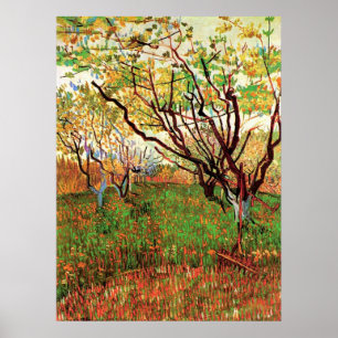 Orchard in Blossom, Vincent van Gogh Poster