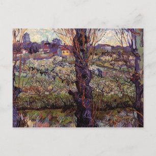 Orchard in Blossom with View of Arles by van Gogh Postcard