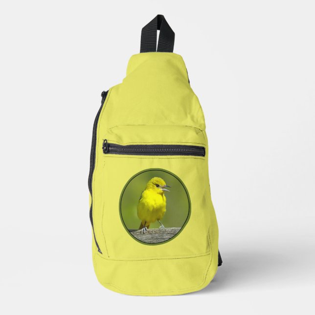 Orchard Oriole Female in Spring Original Photo Sling Bag (Front)
