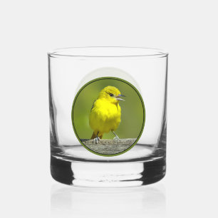Orchard Oriole - Original Photograph Whiskey Glass