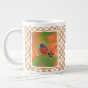 Orchard Oriole Songbird Painting Original Bird Art Large Coffee Mug