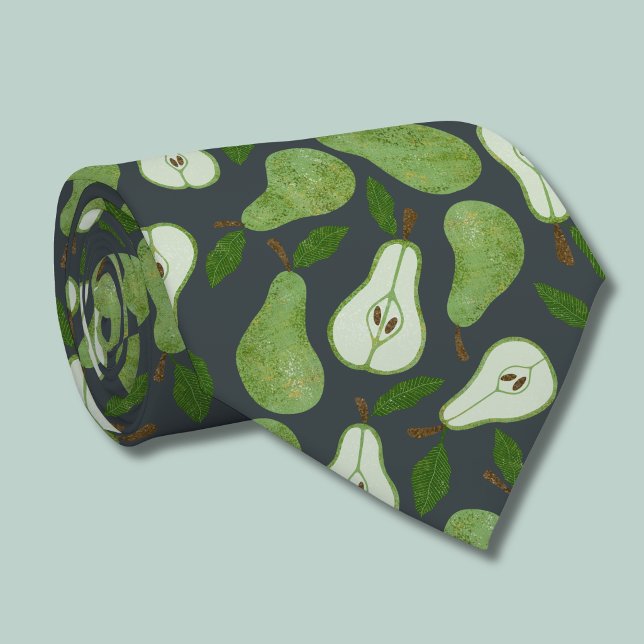Orchard Pear Fruit pattern Tie (Orchard Pear Fruit pattern tie)