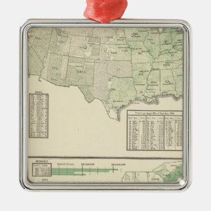 Orchard products and rice metal tree decoration