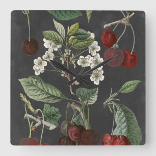 Orchard Varieties I Square Wall Clock