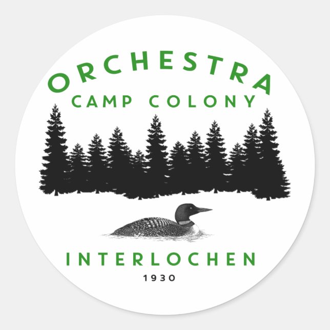 Orchestra Camp Colony Stickers (Front)