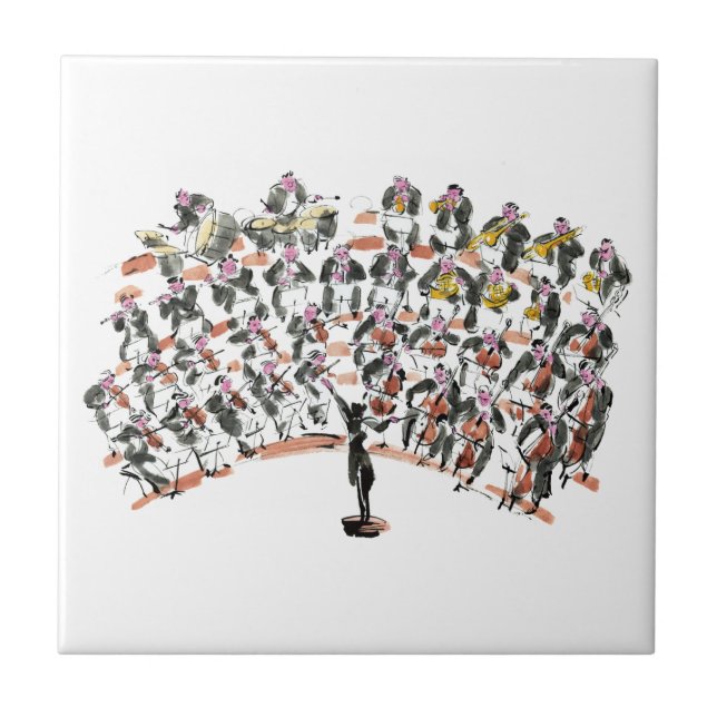 Orchestra Ceramic Tile (Front)