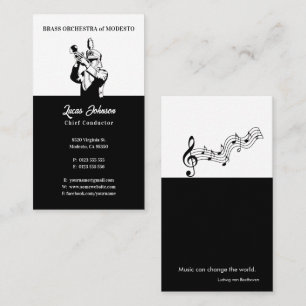 Orchestra   Chief Conductor Business Card