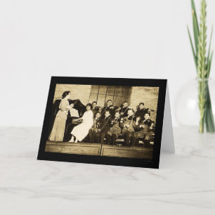 Orchestra Children 1910 Card