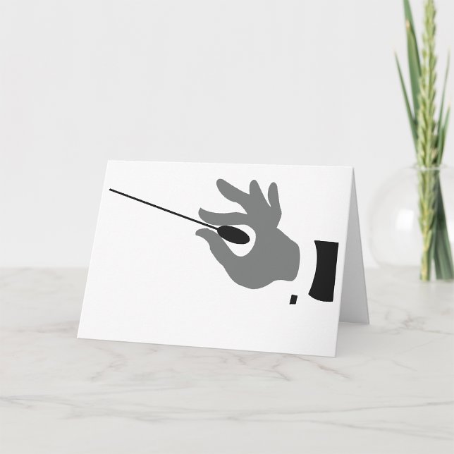 Orchestra Conductor Greeting Cards (Creator Uploaded)
