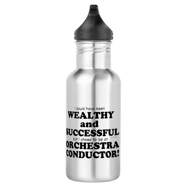 Orchestra Conductor Wealthy & Successful 532 Ml Water Bottle (Right)