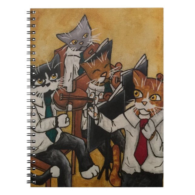 Orchestral Cats Notebook (Front)