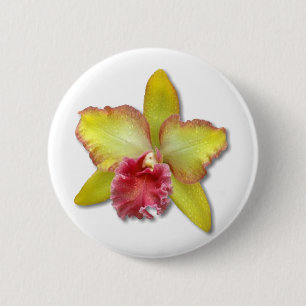 Orchid 6 Cm Round Badge