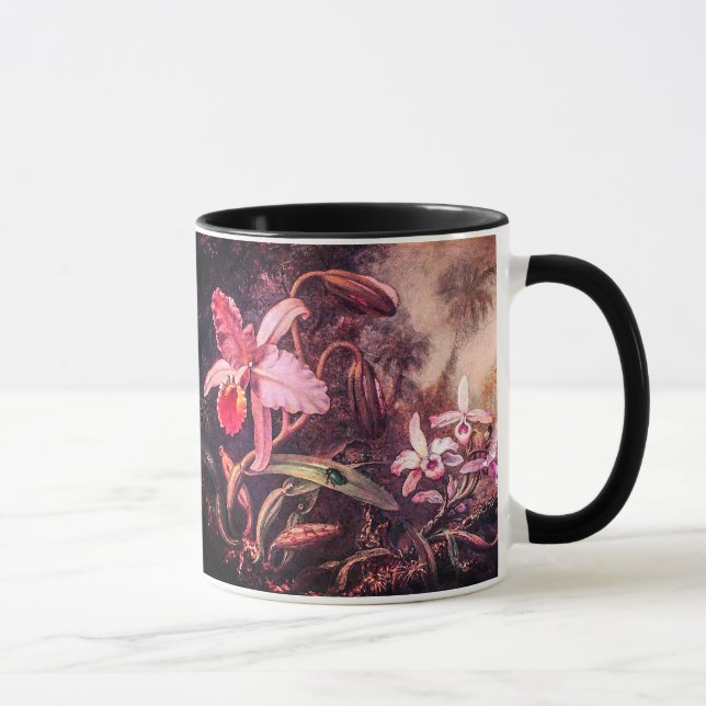 Orchid and a Beetle Mug (Right)