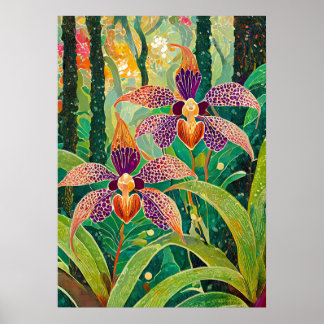 Orchid Art V26 Poster