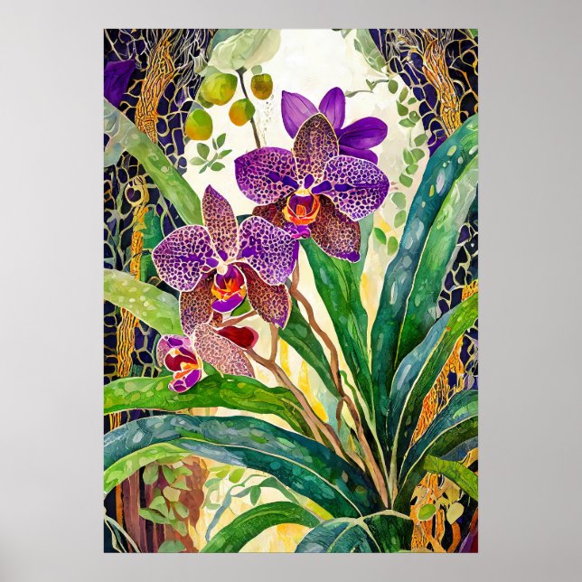 Orchid Art V52 Poster (Front)