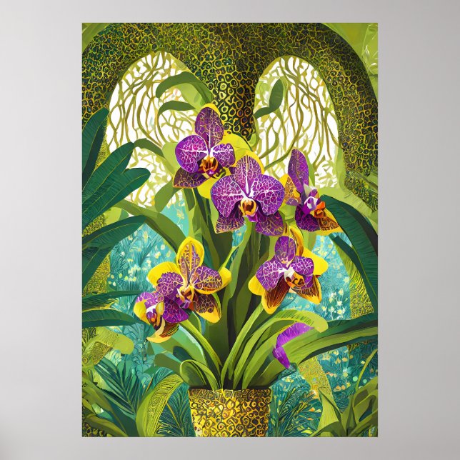 Orchid Art V54 Poster (Front)