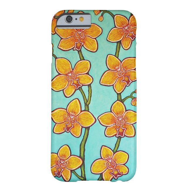 Orchid Azure Bliss Iphone Case (Back)