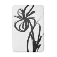 Orchid Blanc: Abstract White & Black
