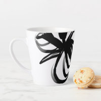 Orchid Blanc: Abstract White & Black