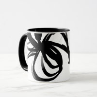 Orchid Blanc: Abstract White & Black