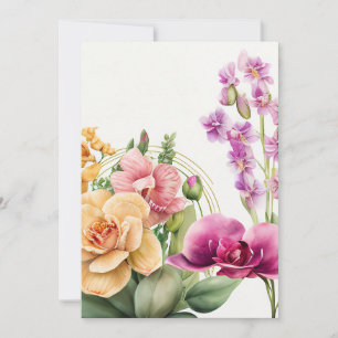 Orchid Blast Invitation