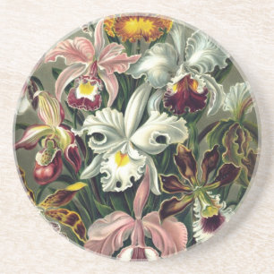 Orchid Botanical Print Coaster
