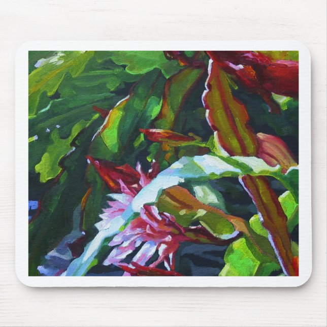 Orchid cactus 3 mouse pad (Front)