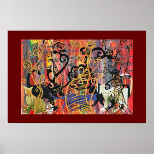 Orchid Cats Print