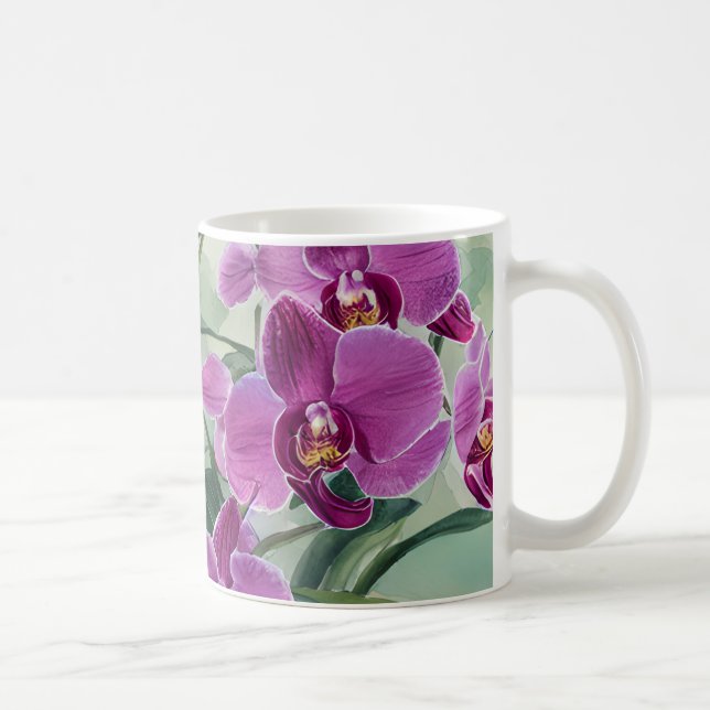 Orchid Coffee Mug (Right)