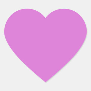 Orchid Cool Colour Matching Heart Sticker