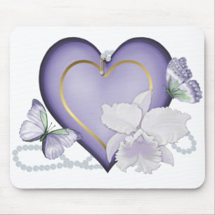 Orchid Elegance Mouse Pad