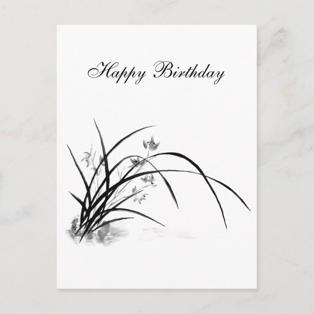 Orchid Elegance Postcard (Front)