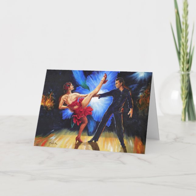 Orchid Fire Card (Front)