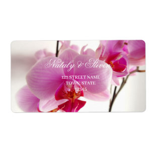  Orchid flower  Label