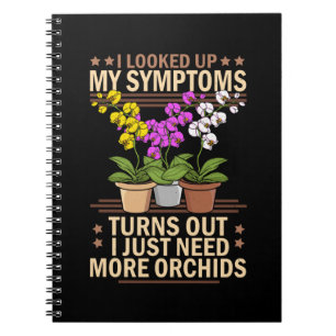 Orchid Flower Lover Women Florist Plants Orchid Notebook