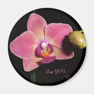 Orchid Flower of LOVE Autism Magnet