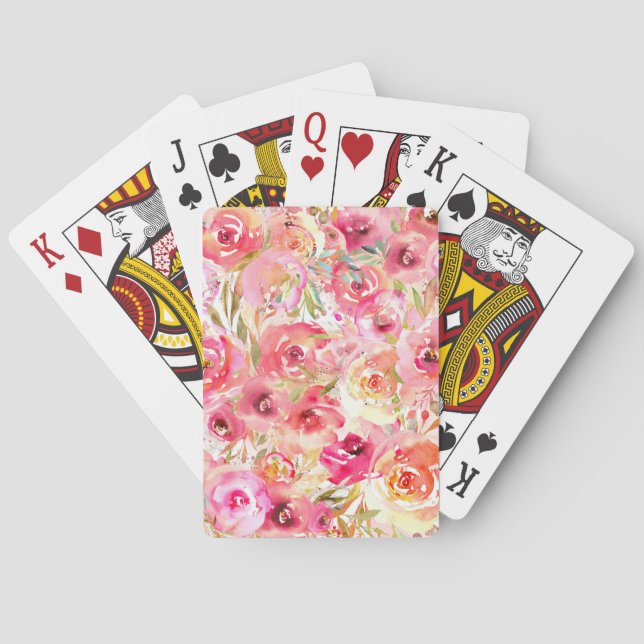 Orchid Flower Playing Cards (Back)