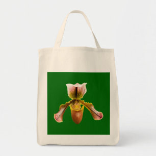 Orchid flower tote bag