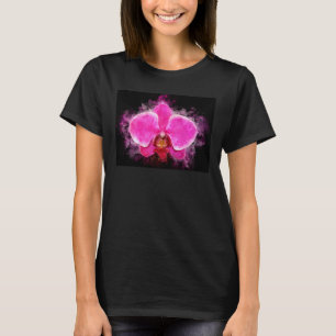 Orchid flower watercolor - pink bb 02 T-Shirt