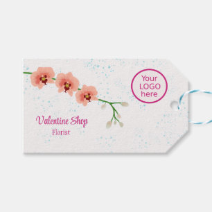 Orchid Flowers Florist Business Gift Tags