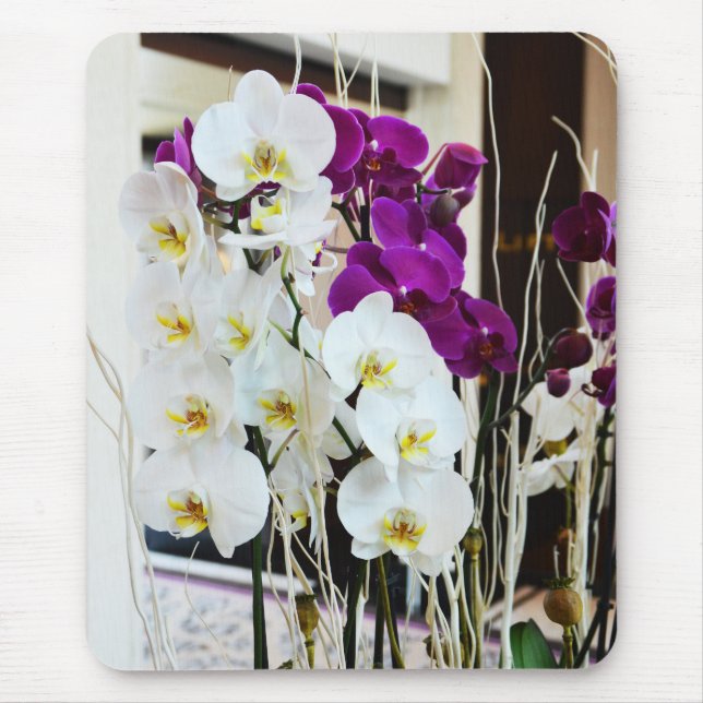 Orchid flowers mouse pad (Front)