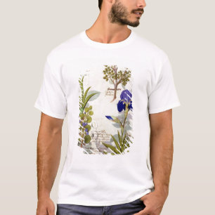 Orchid & Fumitory or Bleeding Heart Hedera & Iris T-Shirt
