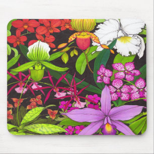 Orchid Garden Mousepad
