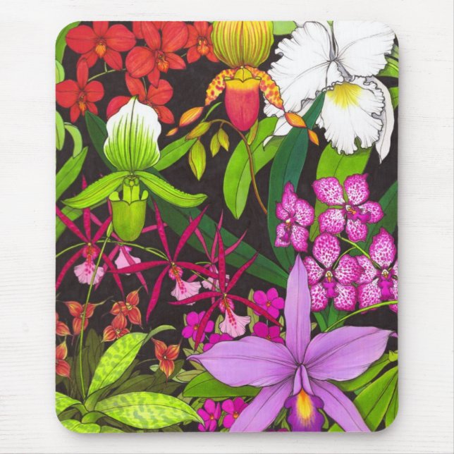 Orchid Garden Mousepad (Front)
