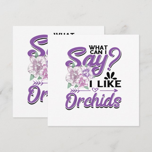 Orchid Gardening (Front/Back)